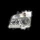 Litian Faw Qingdao Jiefang JH6 Scheinwerfer Montage-Scheinwerfer Schwerlastwagen LED-Zubehör Modifikation Original Super Bright 695 Electric Regler einseitig einseitiger Stecker Einpack