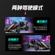 Iosn children's kart electric baby drift car can sit on adult F1 toy children's four-wheel remote control car painted gray + 4845 silent motor + 24V14a dual drive