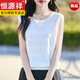 Hengyuanxiang ICE SILDE ärmellose T-Shirt für Frauen Sommer Neue Mode Jacquard Lace Pullover dünne altersreduzierende Hosentoper Top Black + Top Ten Damen-Kleidungsmarken S (Empfohlen 80-95 Jin [Jin gleich 0,5 kg]))