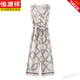 恒源祥高级感无袖连体裤女夏季2025新款气质高腰显瘦休闲西装阔腿连衣裤 白色 M