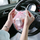 Peut accrocher un sac à ordures jetable à jetant à jetant Portable Sac de voiture Babe Boîte de rangement du sac à couches + Remplacement 1 rouleau 15 Draw