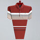 Montagut Men Light Luxury Frand Forted Forted для мужской шелковой черви. Шелковая лацканая полосатая шелковая шелковая рубашка поло в повседневной средне.