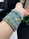 Ma Simi Pang Donglai Quality Ice Bleu trois couleurs Bracelet Jade Abacus Bracelet Jade Bracelet Jade Bracelet Jade Bracelet 5.5-6mm 1047