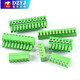 KF2EDG 3.81mm plug-in pcb terminal block bent straight pin + socket 2p3P4P5P6P7P10P12P 5P bent pin + plug (2 sets)
