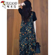 
Woodpecker 2025 summer new loose overalls jumpsuit wide-leg pants plus short-sleeved T-shirt two-piece suit for women overalls + T-shirt M Recommended 101-115Jin [Jin equals 0.5 kg]