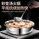 Stainless steel and basin kitchen baking household hot pot basin washing vegetables and egg soup pot basin waking basin cooking basin 32cm hot selling stainless steel and basin