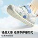 Kenopoh Baby Toddler Shoes Spring and Autumn Men and Women Children's Sports Breathable Children's Shoes Baby Breathable Functional Shoes GB2230 Feather White/Milk Candy Rice/Oxford Blue/Fairy Fruit Green 19.5 120mm Suitable for foot length 116-124mm