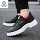 Specht 2025 Herumn Herumn Neue Freizeitsportschuhe Herrenschuhe Erhöhung der Schuhe weiße Schuhe Dad Schuhe atmungsbezogene weiße Schuhe Trendy Winter Hy1289 Schwarz und Weiß 39 39