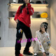 Chrome Heart 2025 Heiße Trendy Brand Cross Stickerei High Street Amerikanische vielseitige Männer und Frauen Lose Jeanshosen gerade Hosen 9928 Schwarz S