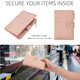 Jiaojing Anti-theft Wallet Integrated Passport Clip Document Storage Air Tickets Multi-function Travel Passport Pack U Pink [Anti-theft Brush]
