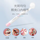 微笑鲨 手电筒强光LED微晶防雾口腔镜牙齿内窥镜看牙镜子家用带灯检查 【绿色】口腔检查/高清防雾 超清【9856L爆亮/S大容量60mAh