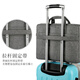 Betome's official bag, one-shoulder crossbody bag, briefcase bag, hand-held belt, compartment, computer bag, file bag, large capacity business bag, customized business bag, 9902, 1 black (40*28*7CM) built-in compartment, removable shoulder strap
