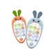 Kaooseen Children's Early Education Machine Radish Music Phone Mobile Phone Toys et Girls Baby Cartoon Learning Machine English Version English [Rarish Early Education Machine] Orange