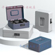 
XMSJ Iron Box with Lock Money Box Small Tool Box Seal Box Document Box Iron Box No. 15865 New Password Lock Medium Frosted Black