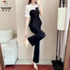 
Woodpecker 2025 new summer suit age-reducing chiffon splicing two-piece fashion celebrity temperament goddess style professional suit women fashion black top + pants two-piece set [short/sleeved] S S suggested 80-95Jin [Jin equals 0.5 kg]