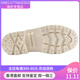 帕拉丁（PALLADIUM） 增高潮流简约 防滑耐磨 高帮 帆布鞋 女款 粉白 粉色 37.5