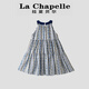 La Chapelle [La Chapelle] Sommer Fashion Vacation Storm Bohemian Kleid LD1585 Blau 110 110 Vorschläge/Höhe 100-
