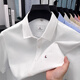 
Classic Car (LAOYECHE) high-end pure cotton short-sleeved shirt for middle-aged and elderly men's summer casual solid color real pocket fashion shirt professional top AN-15261 white L
