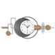 Jiujiuda Uhr Wohnzimmer Leicht Luxus moderne einfache Heim -Esszimmeruhr Hängende Wand Personalisierte kreative Mode -Internet -Promi Dekorative Wanduhr WM844 [100x40cm>