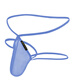 
2 packs of men's underwear high-square sexy mesh solid color cool breathable U-convex large bag hollow thong black 1 S