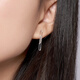 Chao Acer Love Platinum Earrings Women's Earrings for Girlfriend's Birthday Gift Priced at 60 Yuan C Single Model Includes Ear Plugs 0.8g