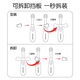 Dinosaur Doctor (PROTEFIX) children's toothbrush 1-3-6 years old baby toothbrush toothpaste baby toothbrush soft bristles 1-2 years old baby toothbrush