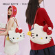 ToutouHelloKitty Hello Kitty large-capacity one-shoulder armpit Hello keiti Christmas birthday gift tote bag