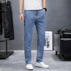 Canter Koala jeans ck牛仔裤男春秋款直筒修身薄款休闲浅蓝色牛仔长裤9866 浅蓝色 薄款 34 腰围86.5建议160斤