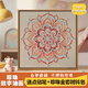 中国风宋锦珍珠画DIY材料包母亲节活动非遗手工礼物感装饰画 LL13570【全彩喷绘】+点钻笔 来图定制图片__尺寸请联系客服_