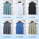 
2025 loose vest men summer mesh quick dry solid color vest men's fitness sports sleeveless t-shirt 15282 white XL 110-125Jin [Jin equals 0.5 kg]