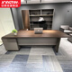Zhongtai light luxury simple modern leadership boss desk desk large capacity desk president manager desk and chair combination 1.8 meters