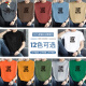 啄木鸟（TUCANO）2025新款纯棉t恤男短袖夏季半袖圆领上衣服宽松潮流印花体恤 M08-T687黑色 M