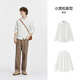 森马（Semir）王安宇|商场同款长袖衬衫男休闲商务衬衣纯棉25上衣101925105101