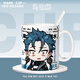 Howang De Mingchao Surrounding Water Cup Verina Anke Bloomer Creative Ceramic Mug Drinking Water Cup Milk Cup Coffee Cup [White Handle] DR1049 Exquisite Mug [Single Cup + Spoon + Coaster]