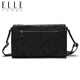 Elle Homme Men's Bagn-Sac, Camouflage Nylon Canvas Crossbody Sac, sac de téléphonie mobile résistant à l'eau, sac pour hommes de grande capacité 1131 Black