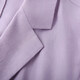 
Fiber Show [Intellect and capable temperament Lacele Suit Jacket] Large size women's fat mm2025 summer new style 2694 purple 4XL
