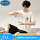 Palando Modal Men's Pyjamas Summer Shorts à manches courtes plus un ensemble de vêtements pour la maison d'été mince de grande taille 6624 XL 120-140Jin [Jin est égal à 0,5 kg]