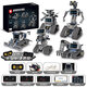 Fernbedienungskontrollwissenschaft und Bildungssammlung China Building Blocks App kleine Partikel Kinder elektrische Programmierroboter Toys Boy Geschenk 6174 Bluetooth Audiogitarre 500 Partikel