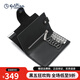 Goldlion New Key Bag para hombres de negocios Multifunción Bag Key Function Trendy PVC Winist Hanging Key Case negro