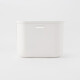 MUJI polypropylene cat litter box with lid pet supplies cat toilet balcony semi-enclosed white