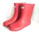 Neue Frühlings- und Herbst- und Herbst-Wasserding-Regenstiefel für Kinder, Überschuhe der Schüler, Regenstiefel mit rutscher Flachboden, Gummischuhe mit mittlerer Röhre, H-Gelb, Einzelgröße, Größe 28/Innere Länge 18,4 cm