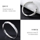 Mondele Fashion Ring Möbius Ring S999 Silver Light Luxury Index Finger Ring Open Ring Niche Design Ring 999 Silver Möbius Ring Nail Sand Style