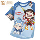 Modal Kinderpyjama Little Boy Dünne Sommerjunge mittelgroß und große Kinder dreiteilige Heimkleidung Nezha Spring- und Sommer 1m-ST-12347 170 1708 Größen (100-110) cm