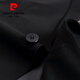 Pierre Cardin high-quality casual suits for men spring new business suits middle-aged men's autumn jackets spring and autumn thin tops black XL 180