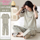 
Modal 2025 new pajamas for women in summer pure cotton short-sleeved trousers can be worn outside casual comfortable and cool home clothing set YZT9721 M [recommended to wear 80-100Jin [Jin equals 0.5 kg]]