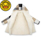 
G.DUCKKIDS Girls Coat 2023 Autumn and Winter Medium-Length Little Girl Plaid Thickened Tweed Coat Medium-Large Children's Tweed Trendy Large Plaid Plus Fleece Thickened Coat Size 130 Recommended Height 120CM3-12 years old