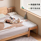 Original elements solid wood children's spliced bed with guardrail bedside bed large bed extra wide bed crib small bed 0.5 meters P1014