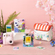 FUJIFILM instax mini12 instant camera 3-inch photo paper one-time imaging travel camera gift box light cherry pink image flower room set ~ including camera bag + photo album + photo frame photo paper combination package 1 including standard + 20 pieces of white border photo paper + peripheral accessories
