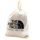 北面（The North Face）正面品牌印花聚酯纤维双肩包常规男女同款情侣款白色 白色