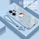 三丽鸥凯蒂猫vivoS30手机壳V2464A卡通新款轻奢耐脏钢化玻璃壳创意 【金属漆梅子色】SY13792凯蒂猫+编织环紫 vivoS30